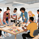 Sérgio Bento De Araújo orienta os primeiros passos para iniciar a robótica na educação básica, unindo curiosidade, prática e objetivos pedagógicos claros.